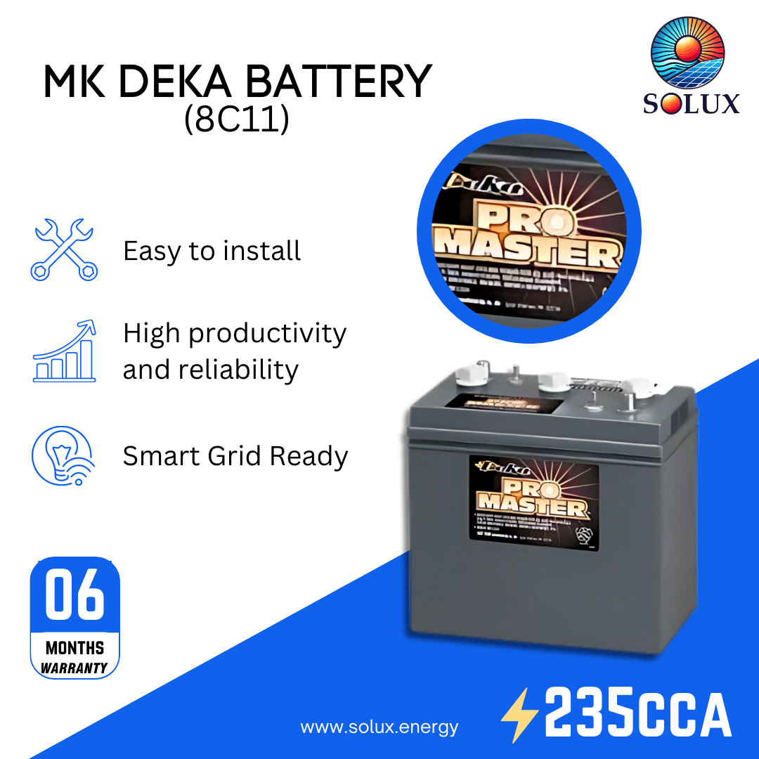 This is an image of MK Deka 6V DC Battery 8C11 FLA